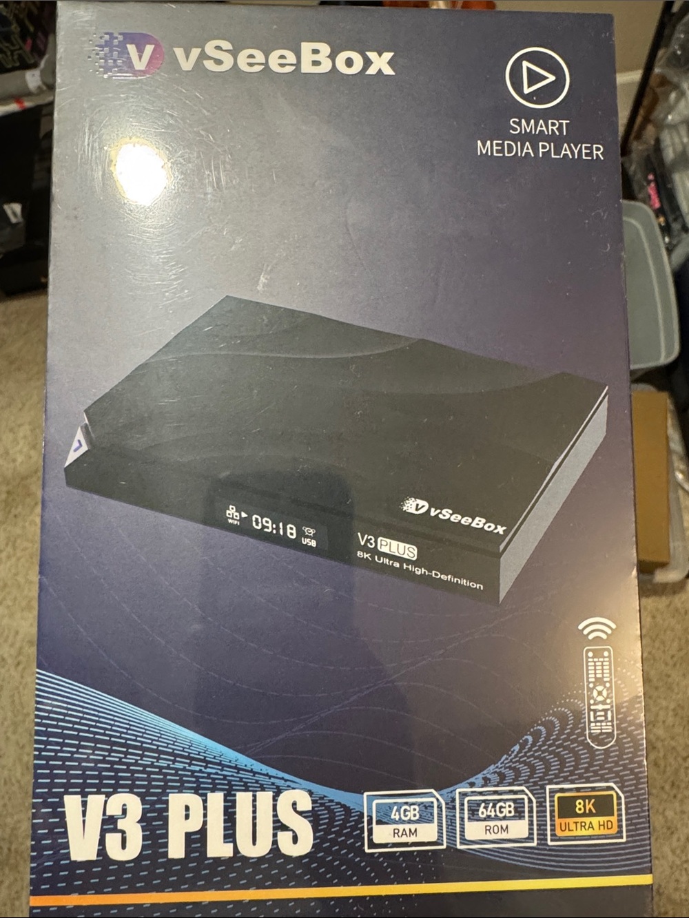 vSeeBox V3 PLUS Smart Media Player - NEW MOVIES, SHOWS, EVERY PPV FIGHT AND MORE